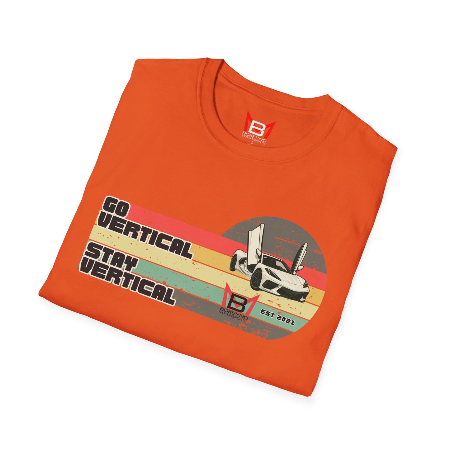 Retro 'Go Vertical, Stay Vertical' T-Shirt