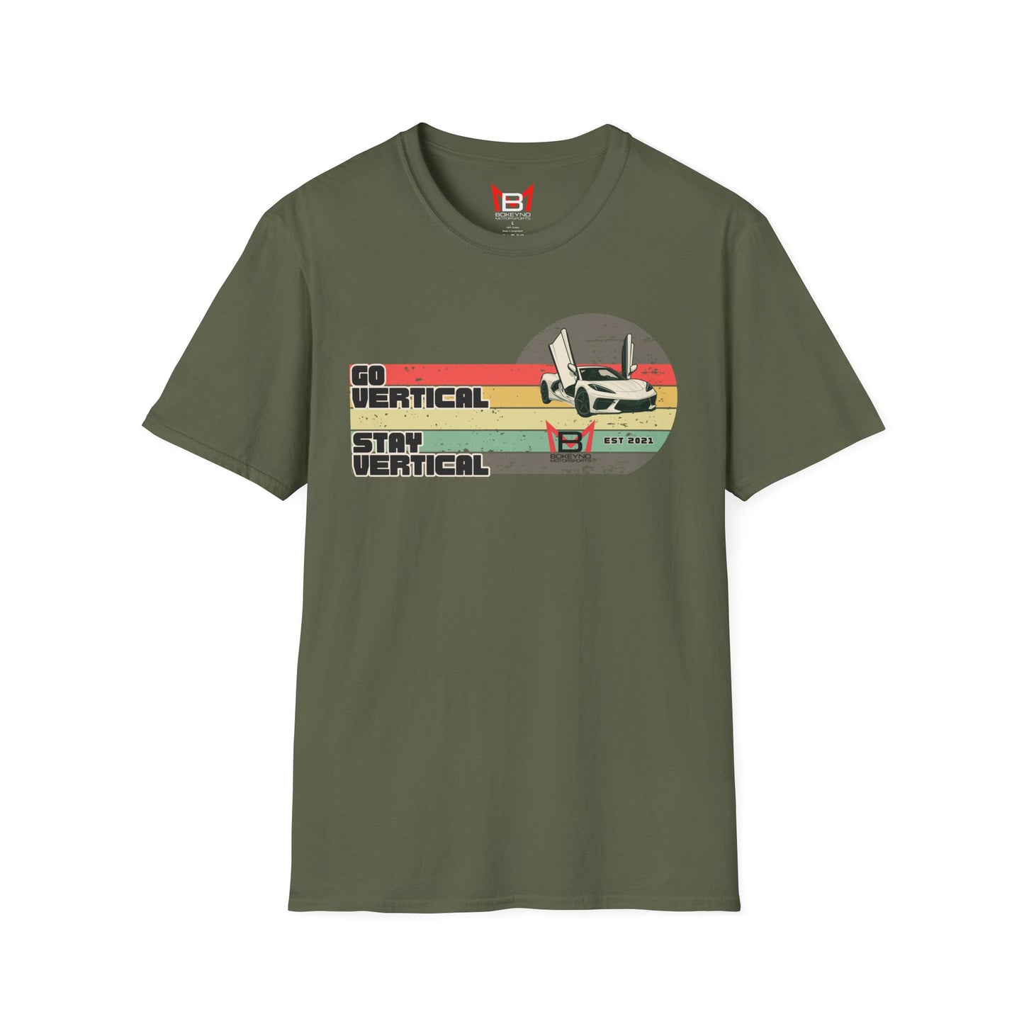 Retro 'Go Vertical, Stay Vertical' T-Shirt