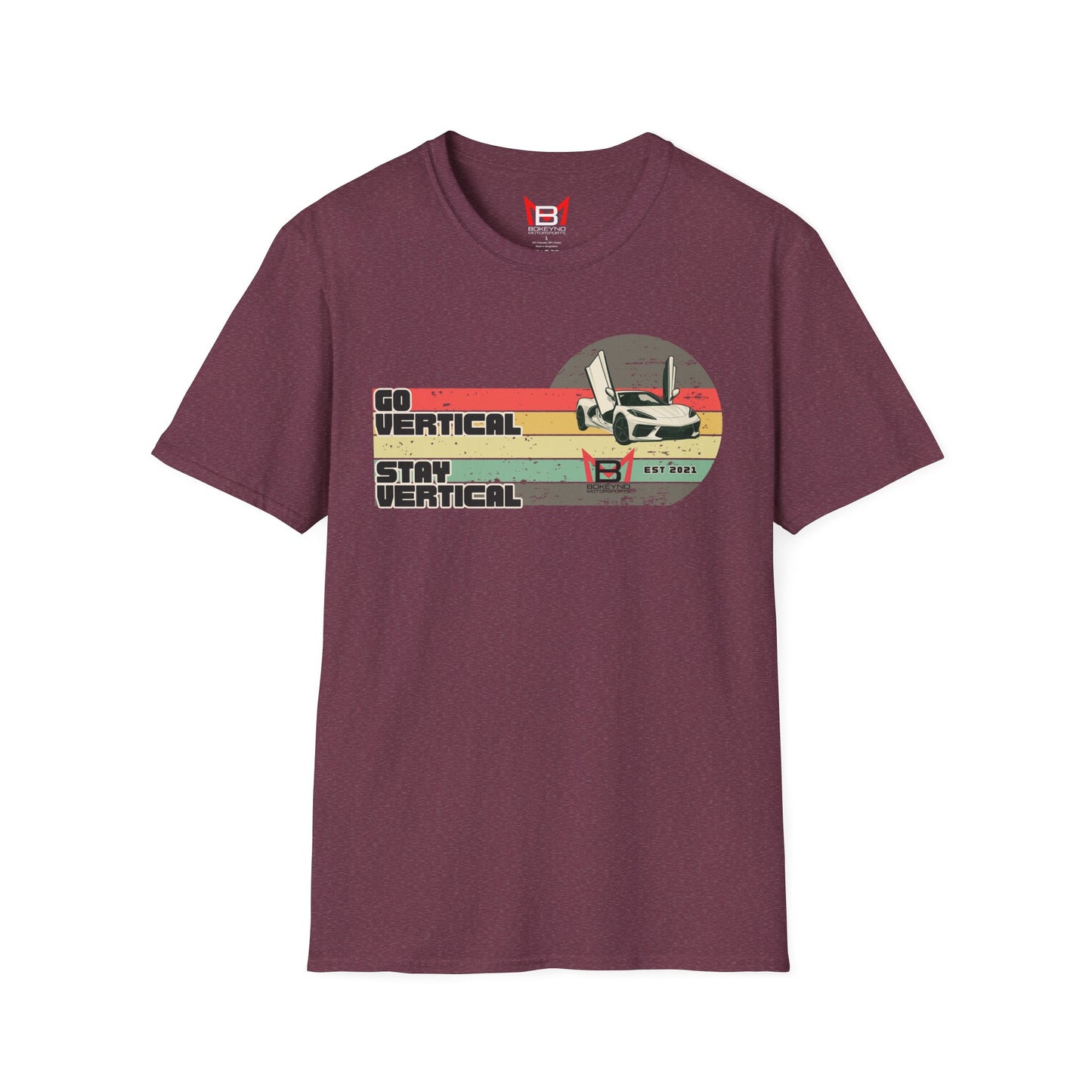 Retro 'Go Vertical, Stay Vertical' T-Shirt