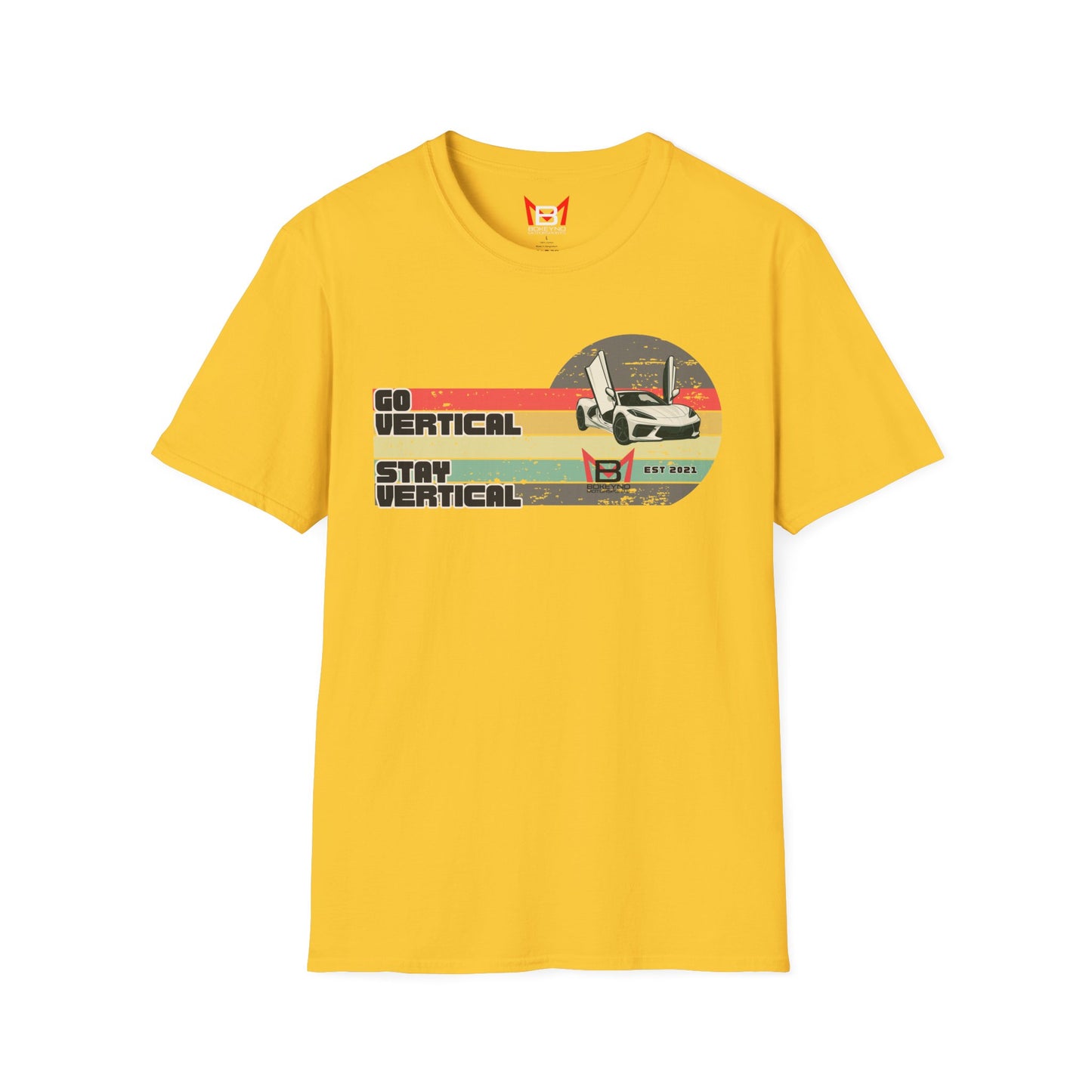 Retro 'Go Vertical, Stay Vertical' T-Shirt
