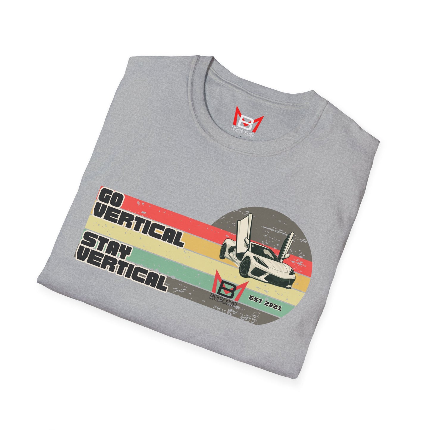 Retro 'Go Vertical, Stay Vertical' T-Shirt