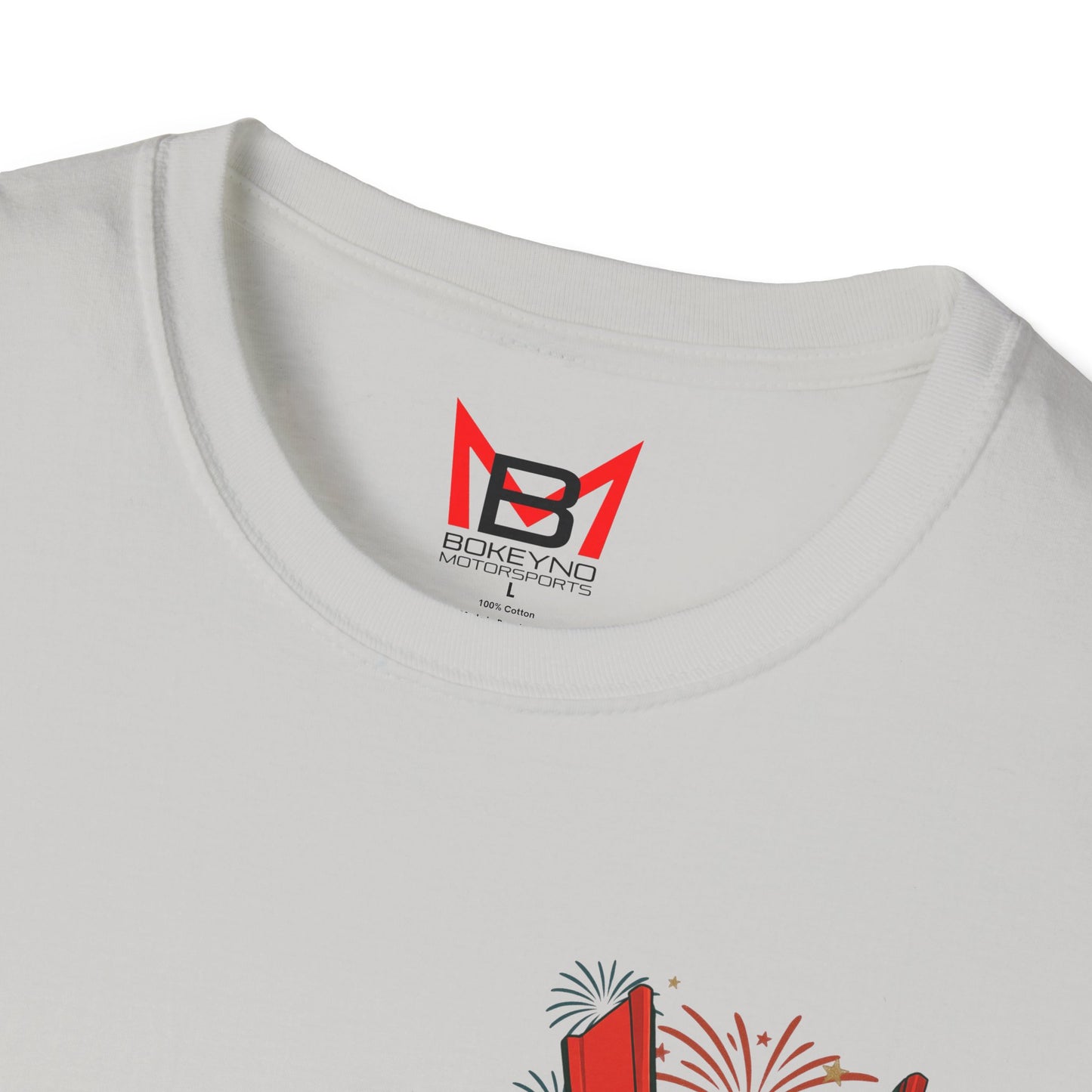 Red Corvette C8 American Patriotic Eagle T-Shirt