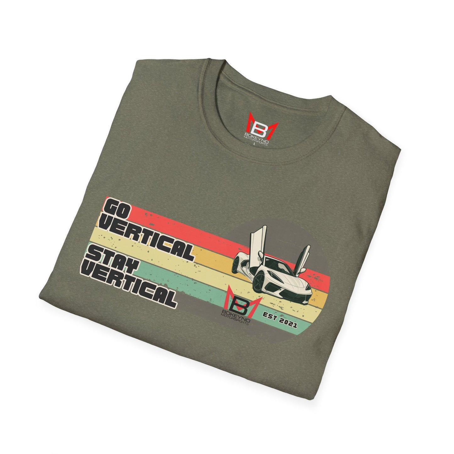 Retro 'Go Vertical, Stay Vertical' T-Shirt
