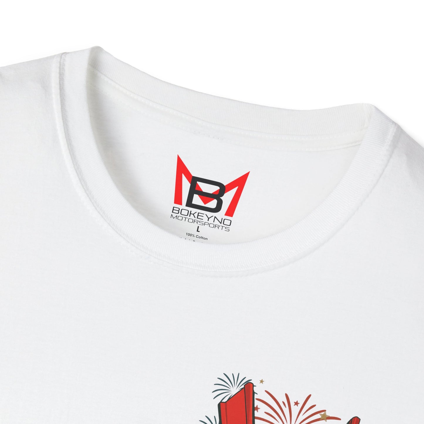 Red Corvette C8 American Patriotic Eagle T-Shirt