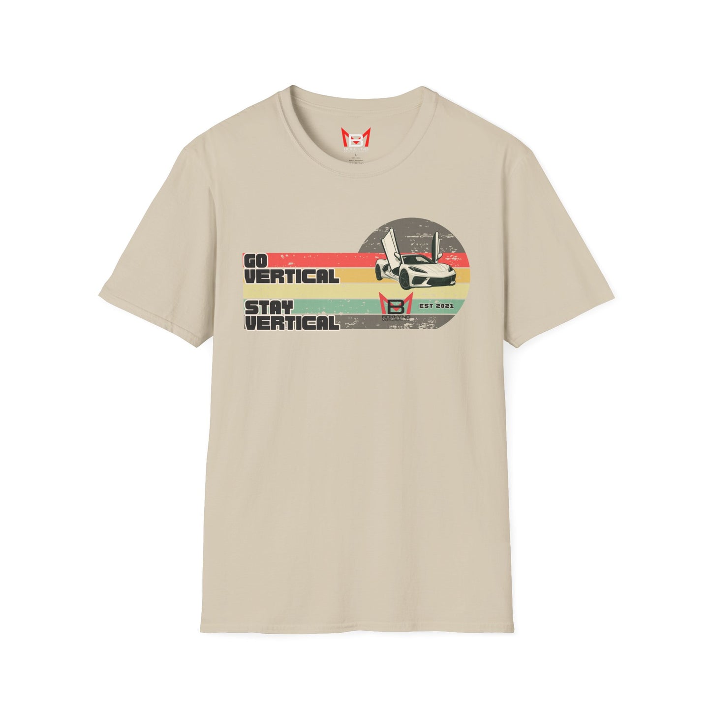 Retro 'Go Vertical, Stay Vertical' T-Shirt