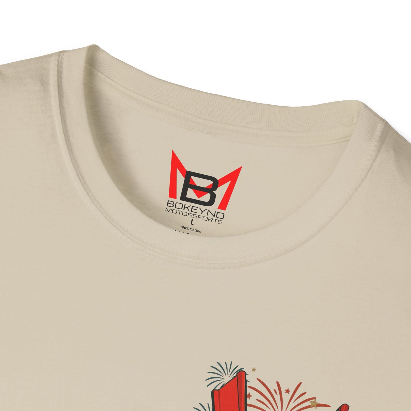 Red Corvette C8 American Patriotic Eagle T-Shirt