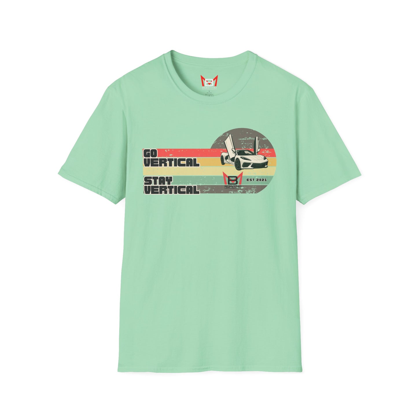 Retro 'Go Vertical, Stay Vertical' T-Shirt