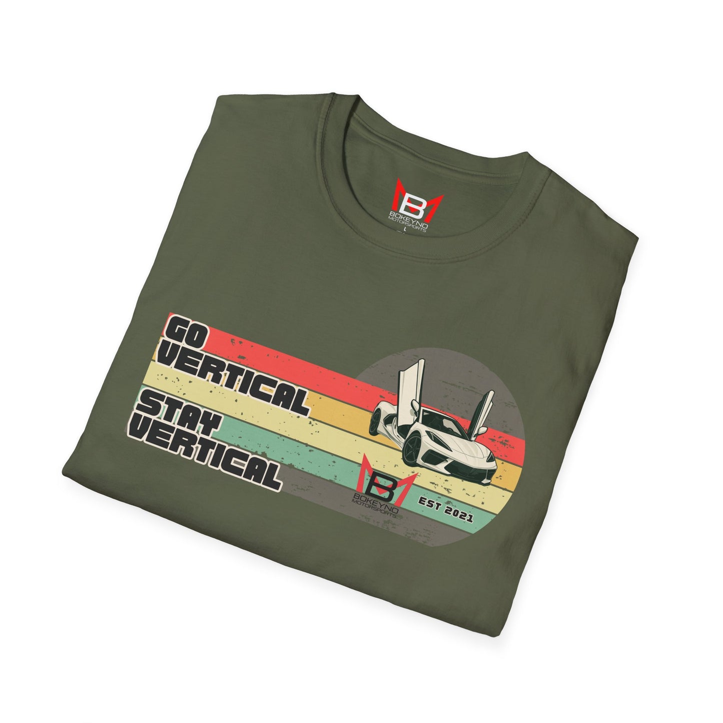 Retro 'Go Vertical, Stay Vertical' T-Shirt