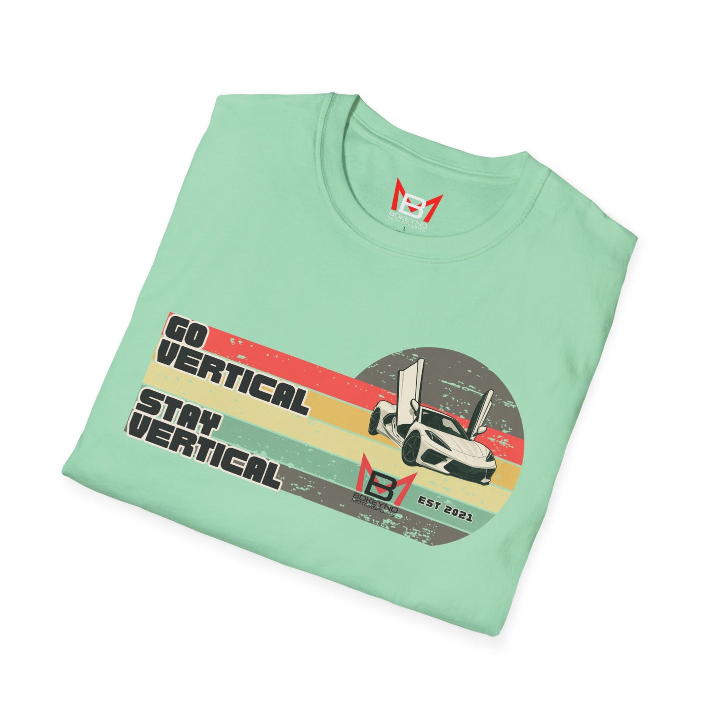 Retro 'Go Vertical, Stay Vertical' T-Shirt