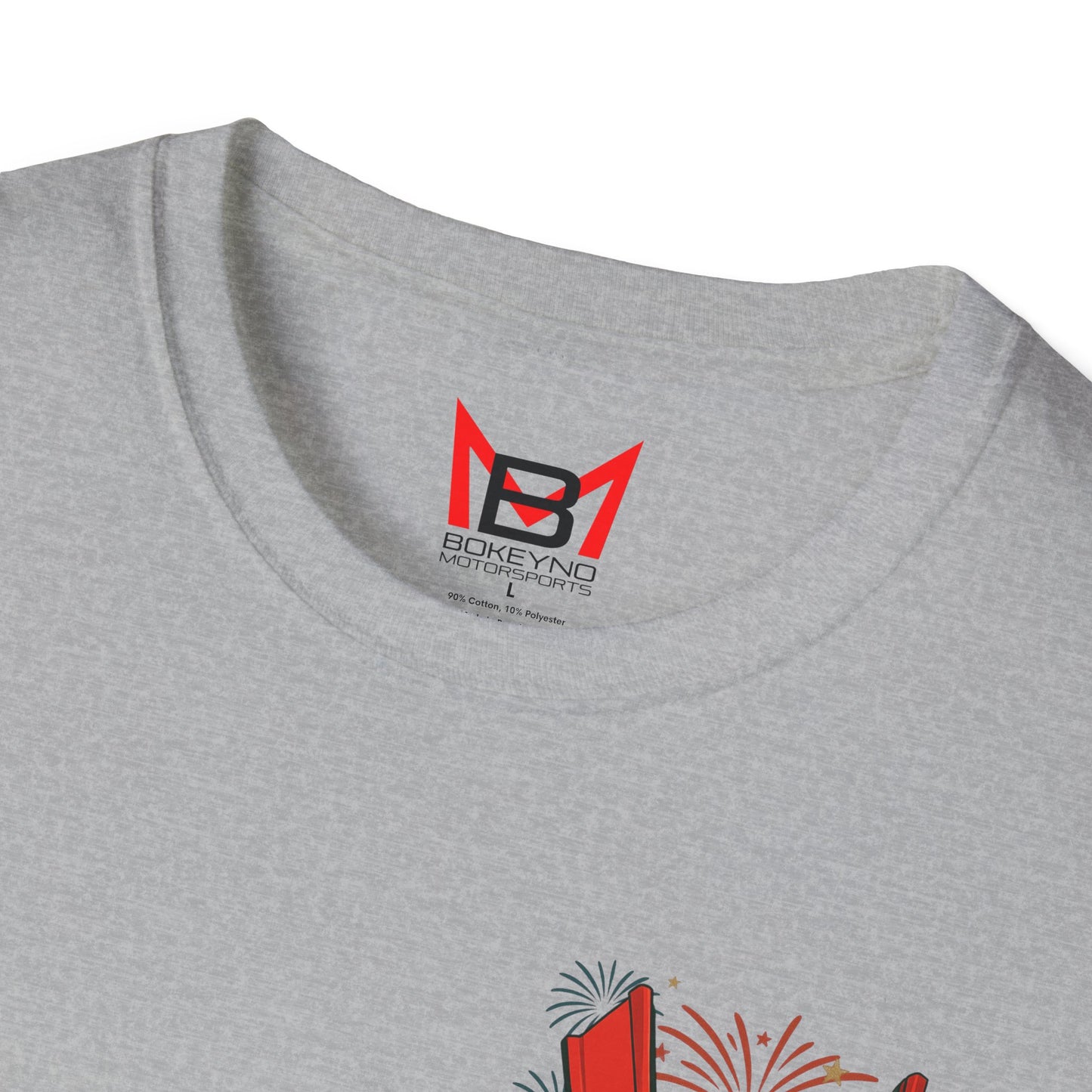 Red Corvette C8 American Patriotic Eagle T-Shirt