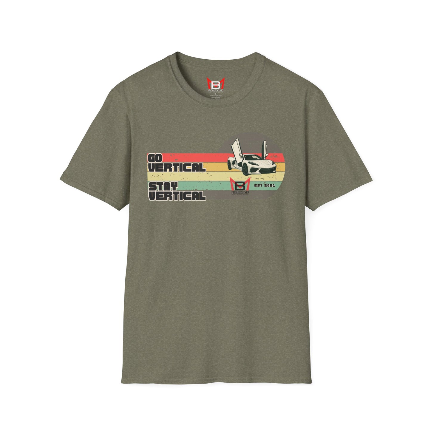 Retro 'Go Vertical, Stay Vertical' T-Shirt