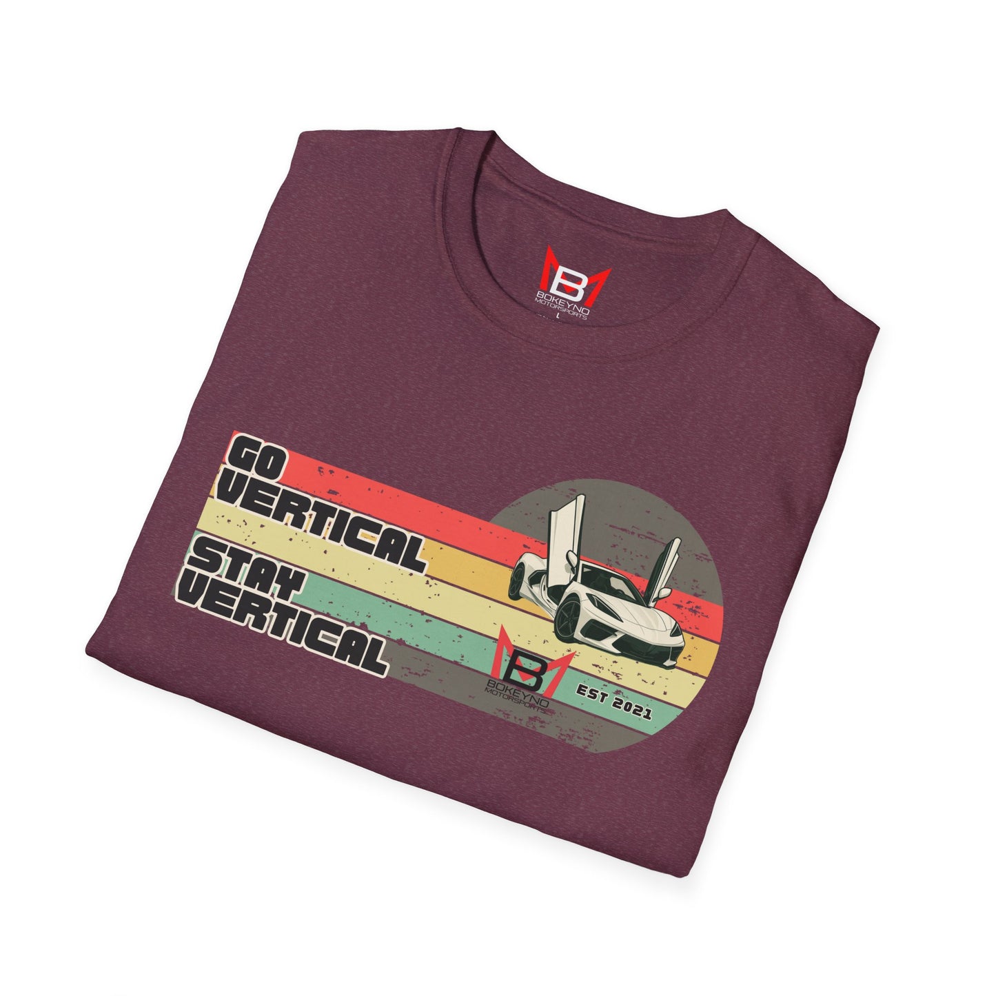 Retro 'Go Vertical, Stay Vertical' T-Shirt