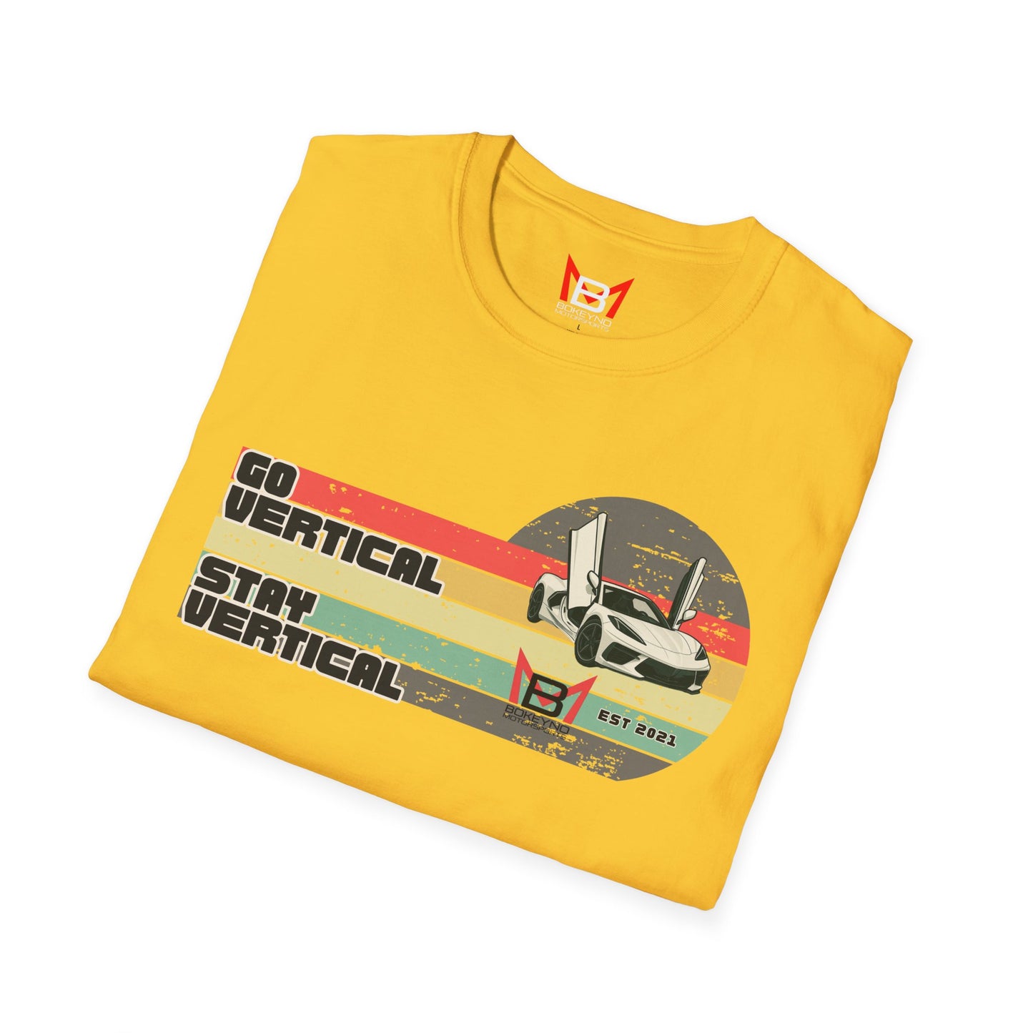 Retro 'Go Vertical, Stay Vertical' T-Shirt