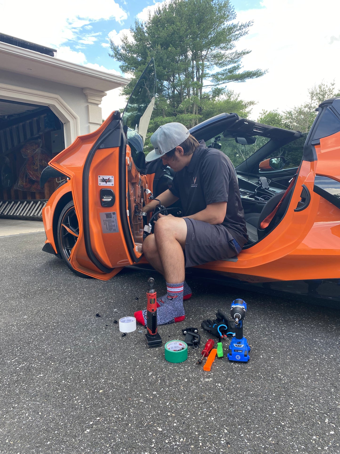 C8 Corvette Vertical Doors - Install Only! USA