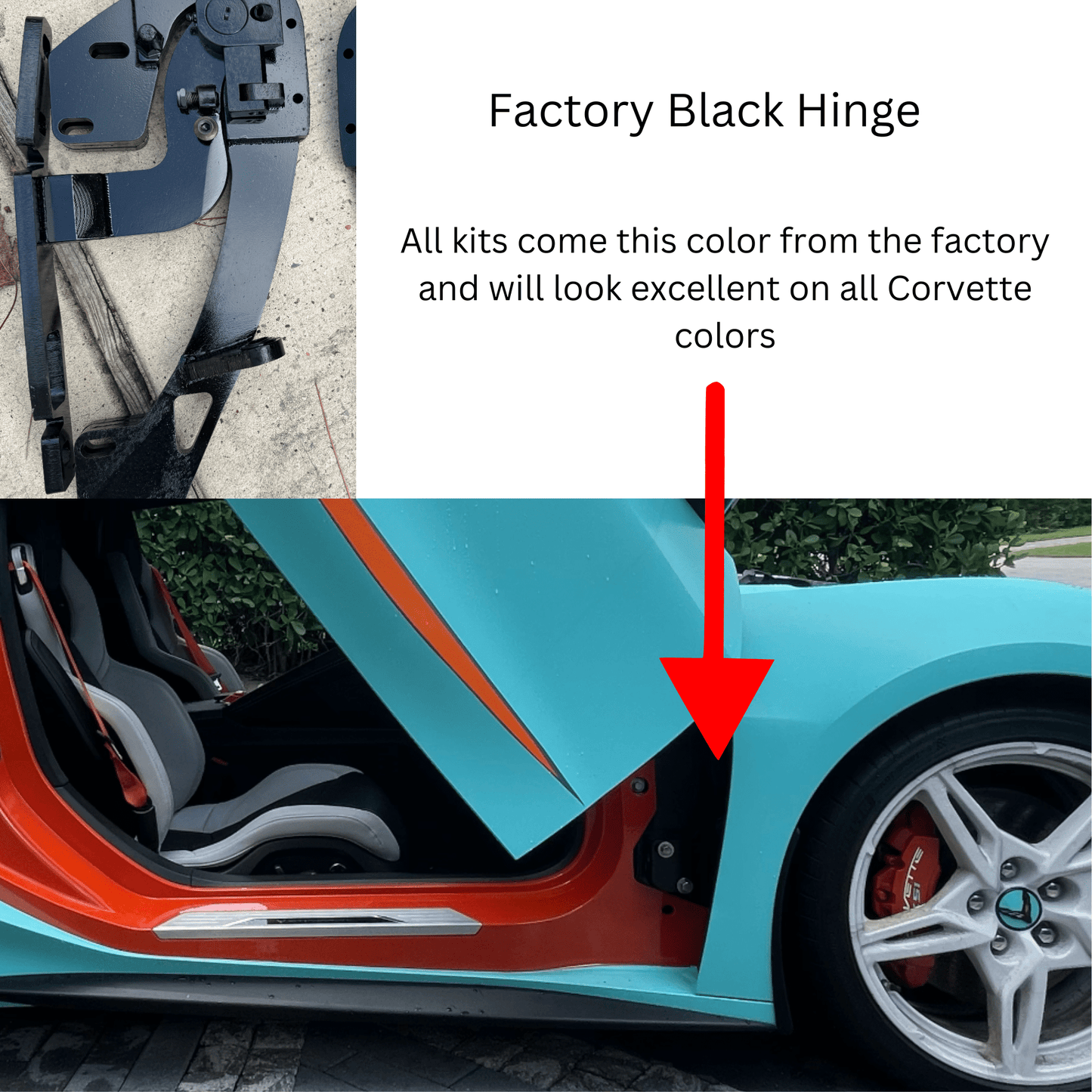 C8 Corvette Vertical Doors Kit + Installation (for 19/20 Front Tires) - Bokeyno Motorsports