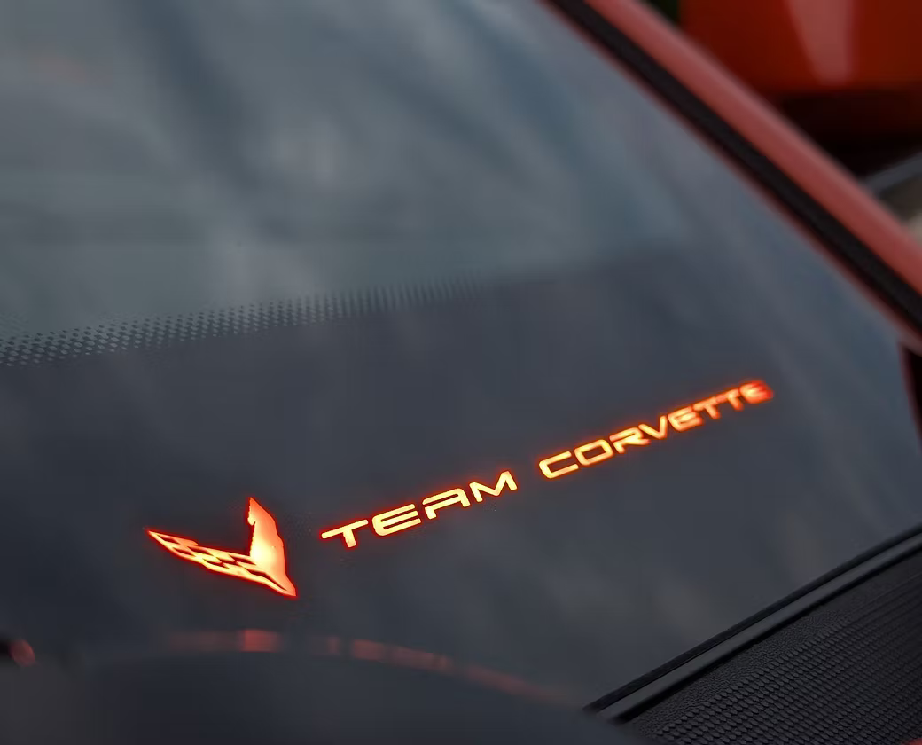 C8 Corvette “Team Corvette” Windshield LED Kit – Bokeyno Motorsports