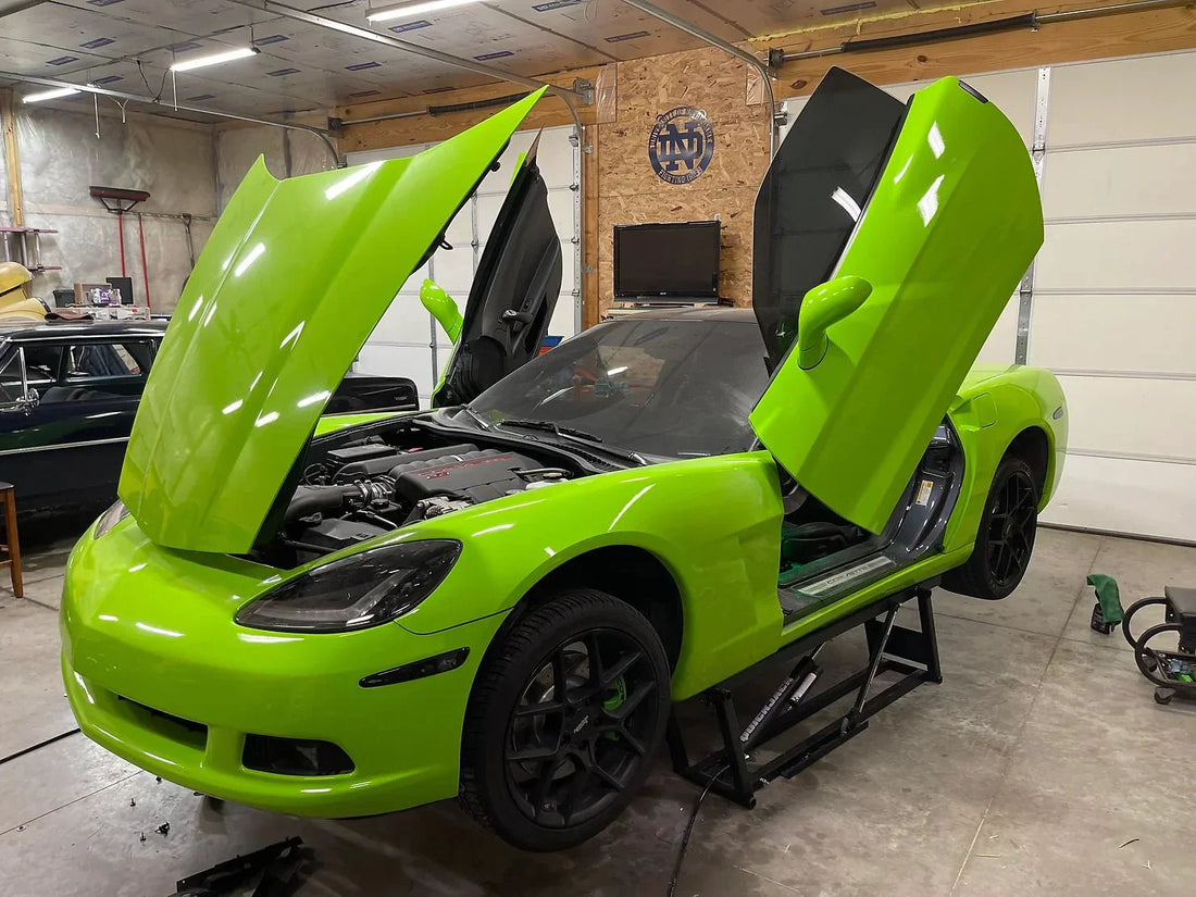 C6 Corvette Vertical Door Installation - Bokeyno Motorsports