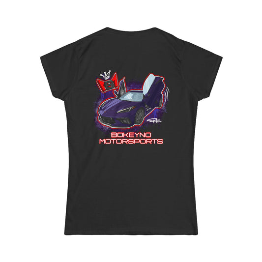 Women’s - Hysteria Purple C8 - Bokeyno Motorsports Tee
