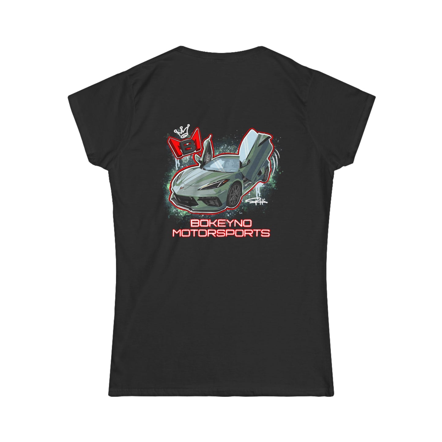 Women's - Cacti Green C8 - Bokeyno Motorsports Tee