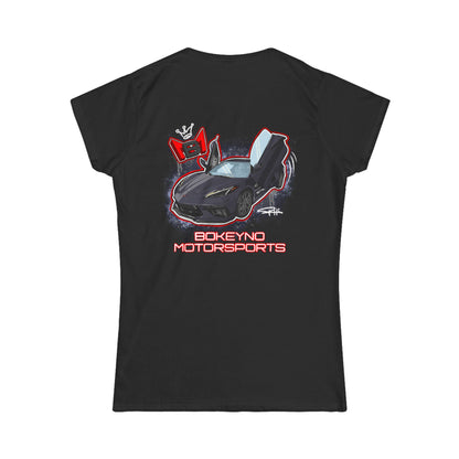 Women's - Dark Gray C8 - Bokeyno Motorsports Tee