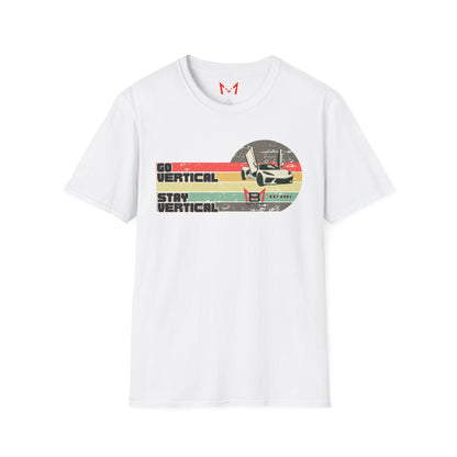 Retro 'Go Vertical, Stay Vertical' T-Shirt