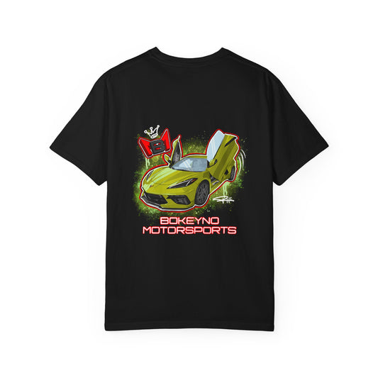 Accelerate Yellow C8 - Bokeyno Motorsports Tee