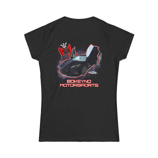 Women’s - Black C8 - Bokeyno Motorsports Tee
