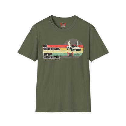 Retro 'Go Vertical, Stay Vertical' T-Shirt