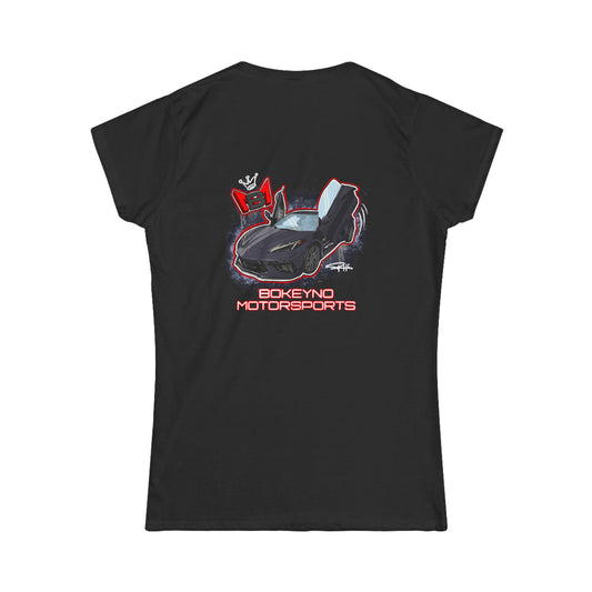 Women's - Dark Gray C8 - Bokeyno Motorsports Tee