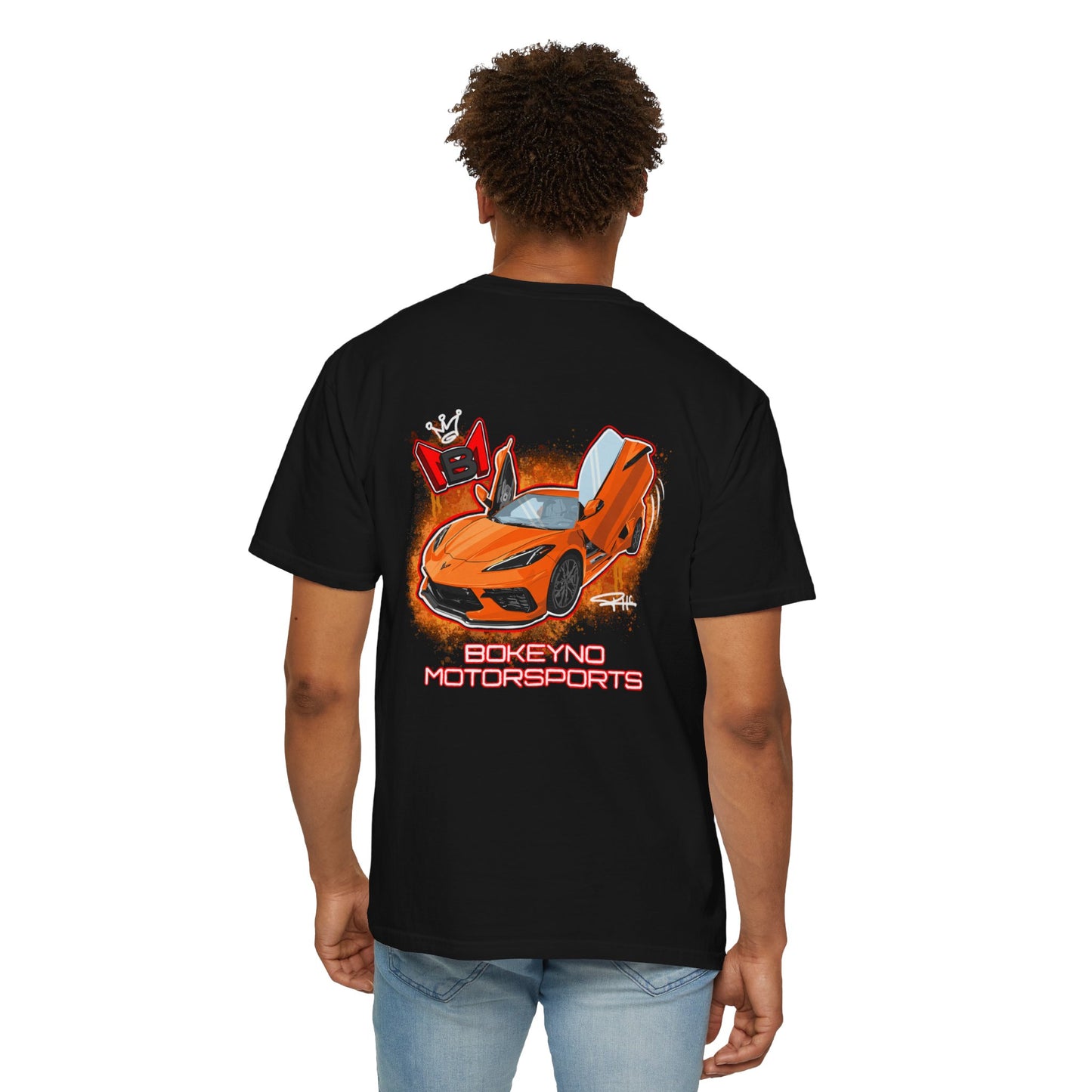 Amplify Orange C8 - Bokeyno Motorsports Tee