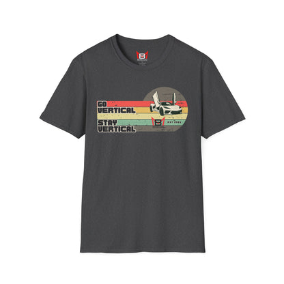 Retro 'Go Vertical, Stay Vertical' T-Shirt