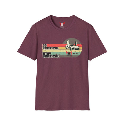 Retro 'Go Vertical, Stay Vertical' T-Shirt