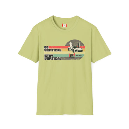 Retro 'Go Vertical, Stay Vertical' T-Shirt