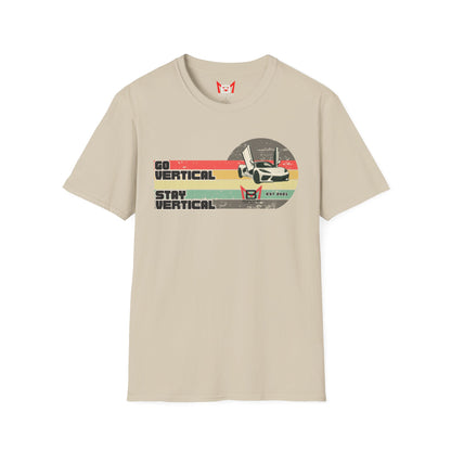Retro 'Go Vertical, Stay Vertical' T-Shirt