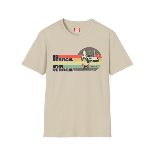 Retro 'Go Vertical, Stay Vertical' T-Shirt