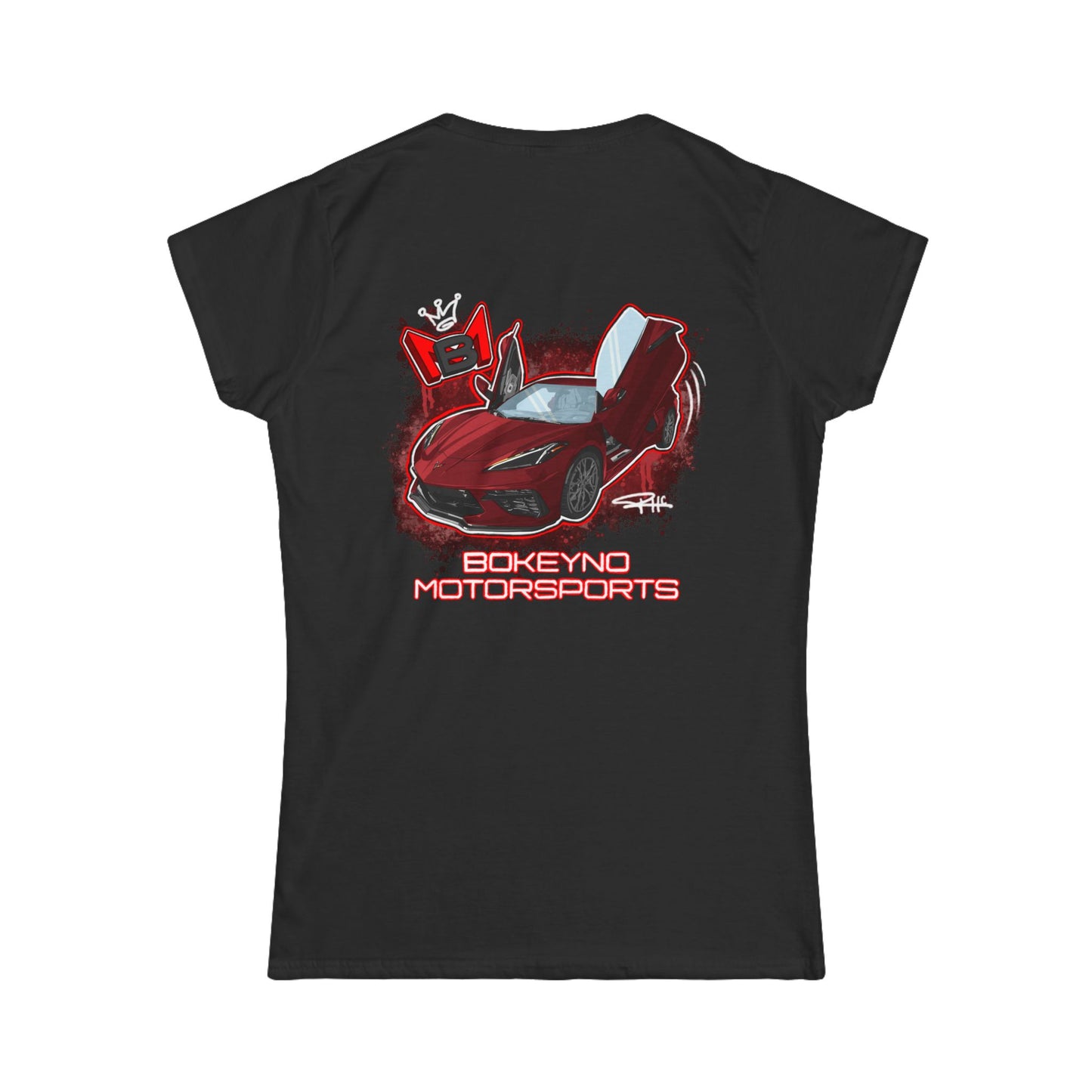 Women’s - Red Mist C8 - Bokeyno Motorsports Tee
