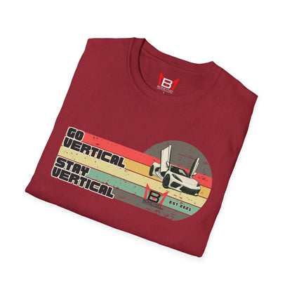 Retro 'Go Vertical, Stay Vertical' T-Shirt