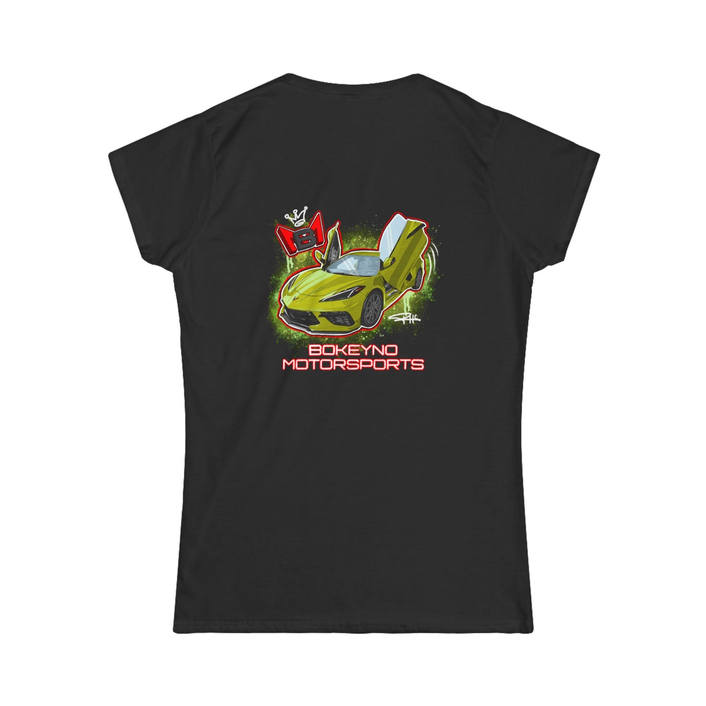 Women's - Accelerate Yellow C8 - Bokeyno Motorsports Tee