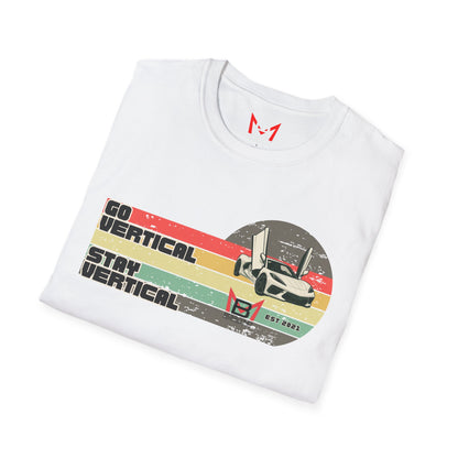 Retro 'Go Vertical, Stay Vertical' T-Shirt