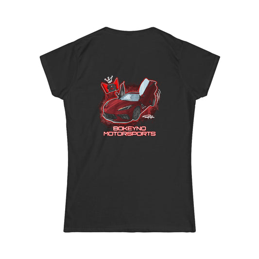 Women’s - Red Mist C8 - Bokeyno Motorsports Tee