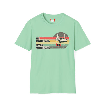 Retro 'Go Vertical, Stay Vertical' T-Shirt
