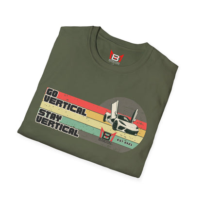 Retro 'Go Vertical, Stay Vertical' T-Shirt