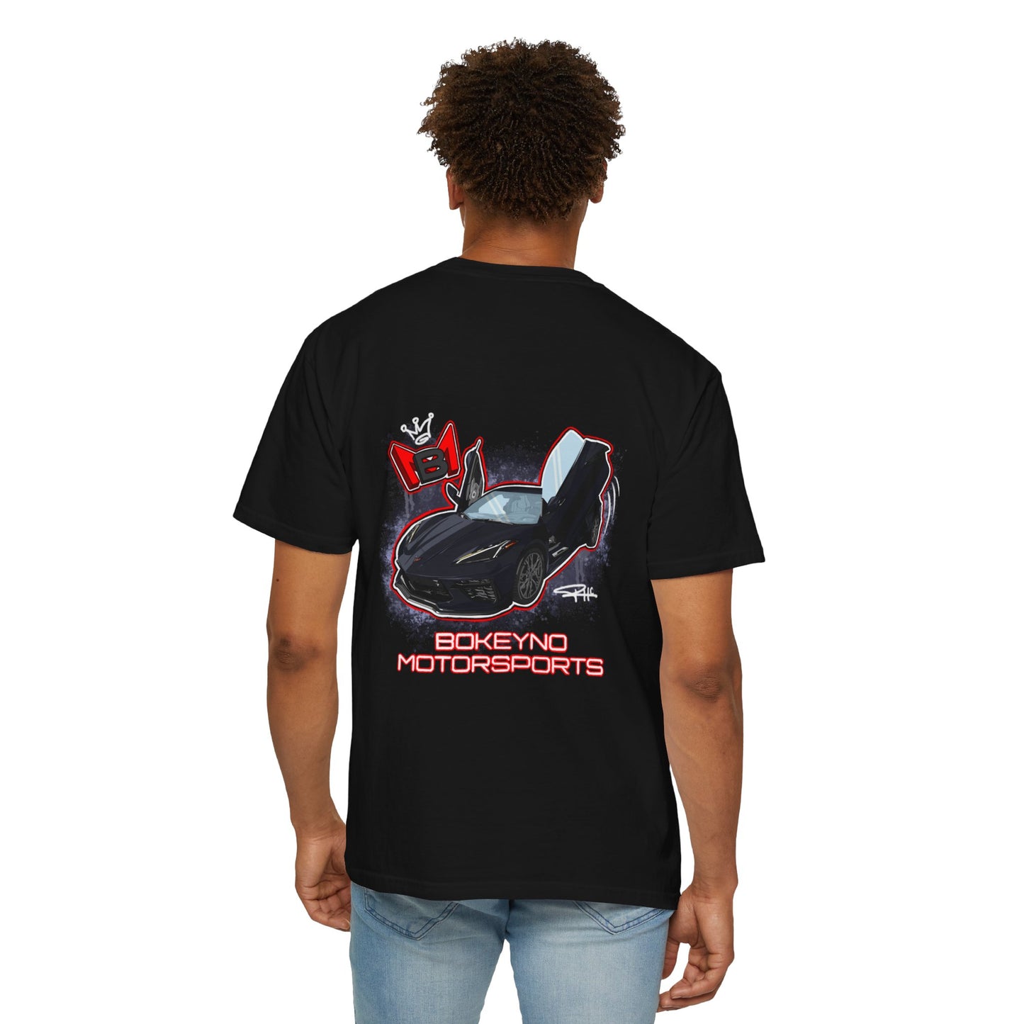Black C8 - Bokeyno Motorsports Tee