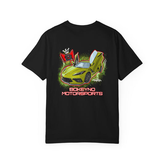 Accelerate Yellow C8 - Bokeyno Motorsports Tee