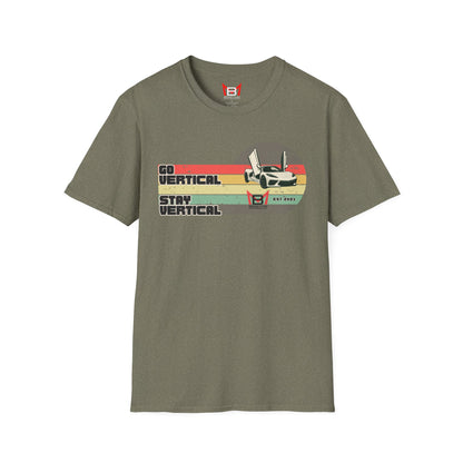 Retro 'Go Vertical, Stay Vertical' T-Shirt