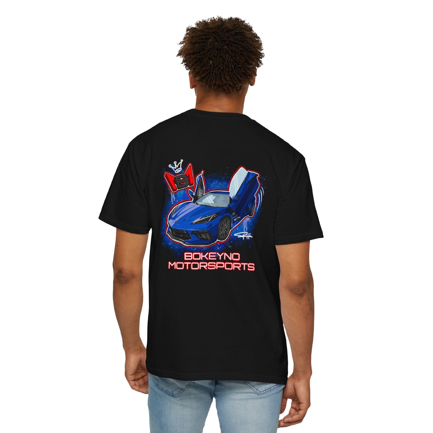 Dark Blue C8 - Bokeyno Motorsports Tee