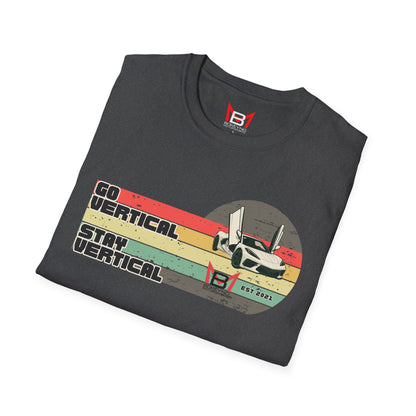 Retro 'Go Vertical, Stay Vertical' T-Shirt