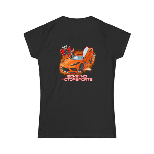 Women's - Amplify Orange C8 - Bokeyno Motorsports Tee