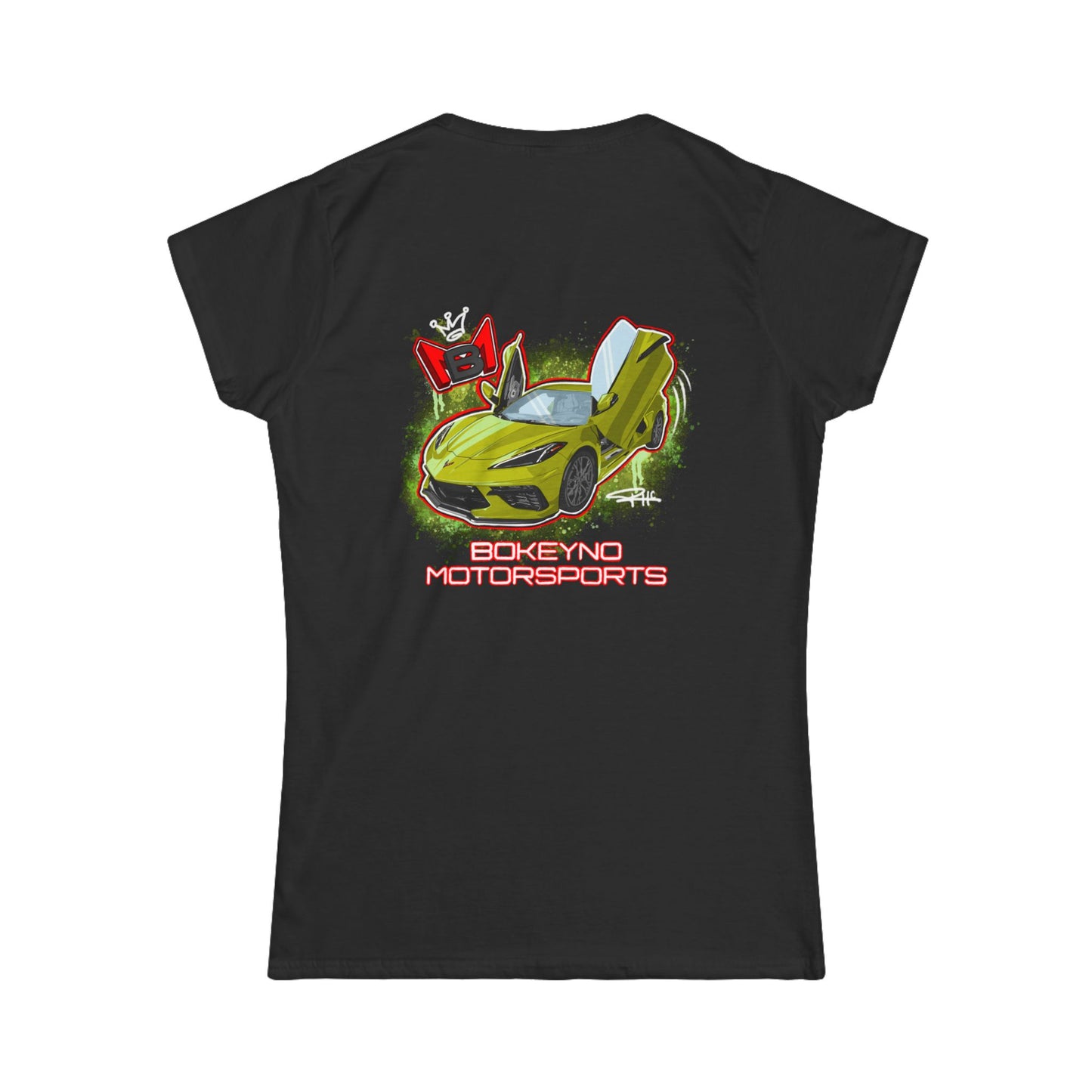 Women's - Accelerate Yellow C8 - Bokeyno Motorsports Tee