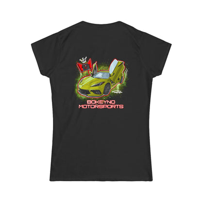 Women's - Accelerate Yellow C8 - Bokeyno Motorsports Tee